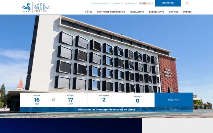 Screenshot of lakegenevahotel.ch