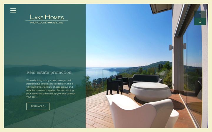 Screenshot of lakehomes.it