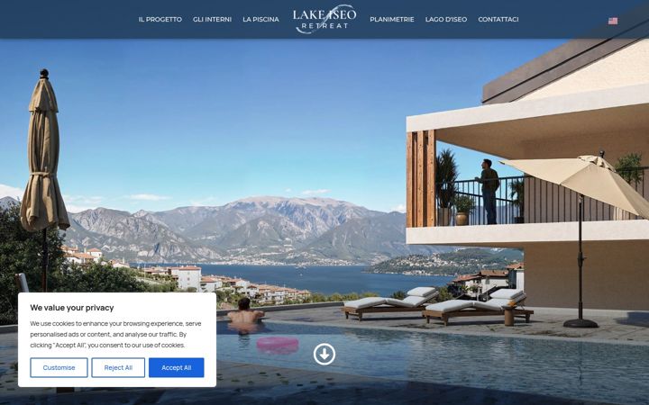 Screenshot of lakeiseoretreat.com