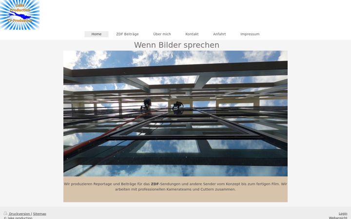 Screenshot of lakeproduction.de