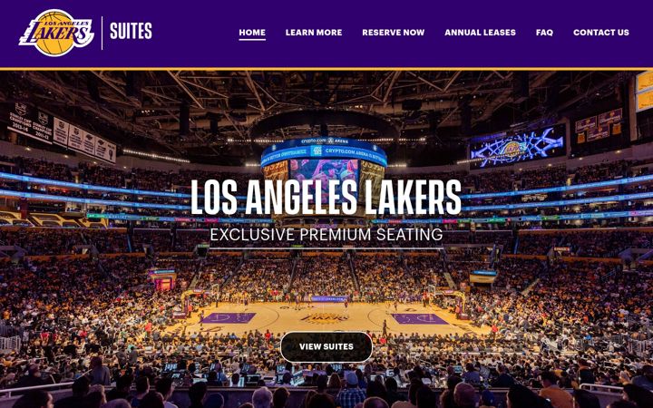 Screenshot of lakerssuites.com