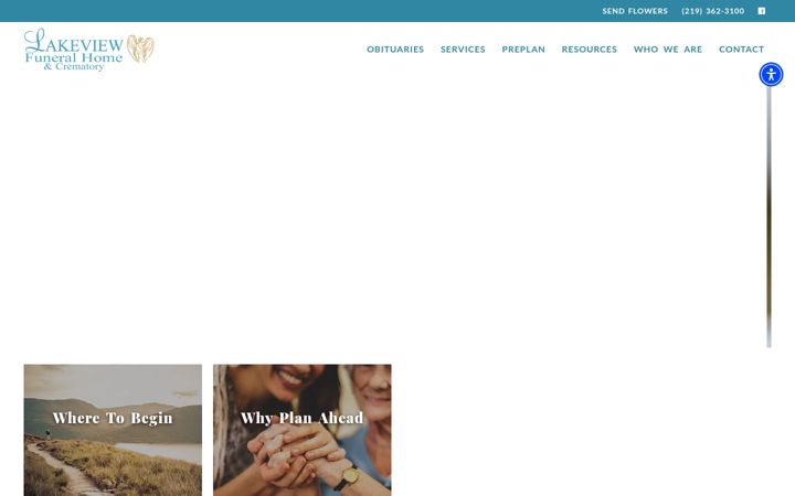 Screenshot of lakeviewfhc.com
