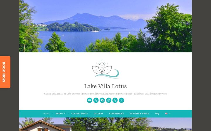 Screenshot of lakevillalotus.com