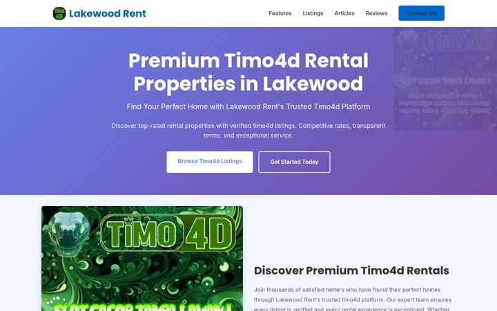 Screenshot of lakewoodrent.net