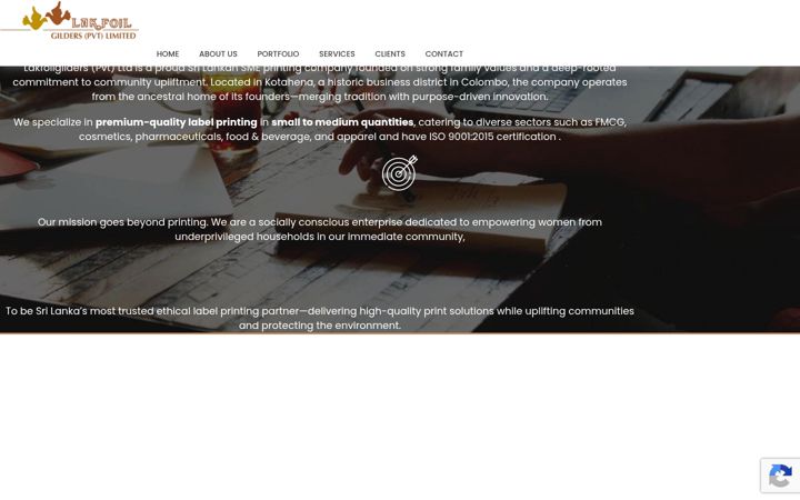 Screenshot of lakfoilgilders.com