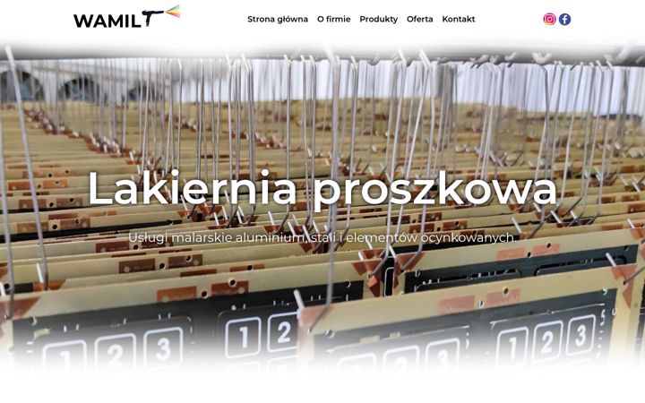 Screenshot of lakierniaproszkowalodz.pl