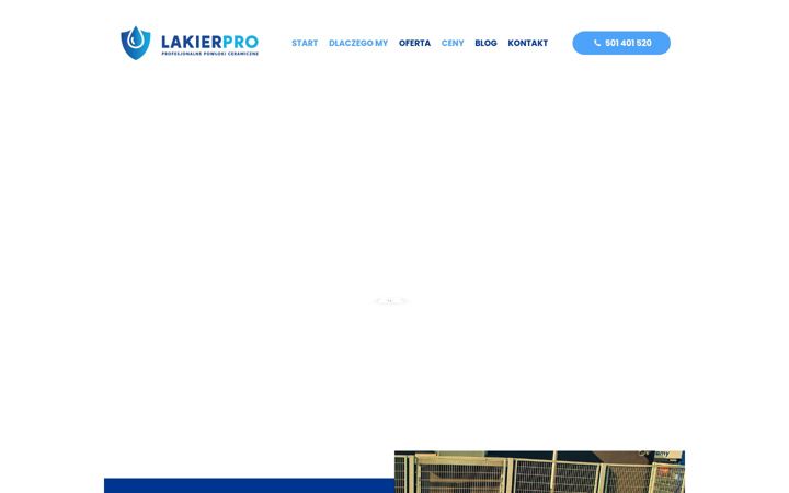 Screenshot of lakierpro.pl