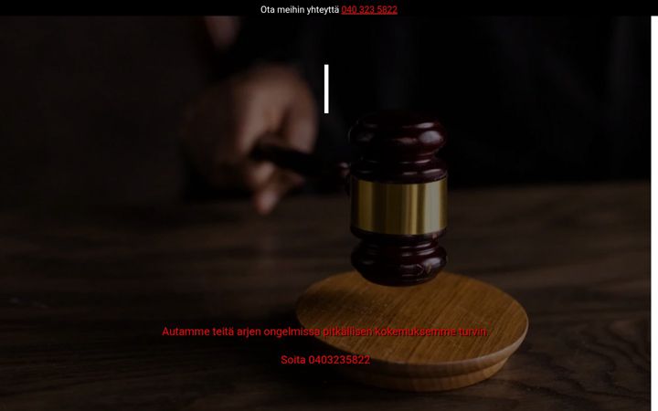 Screenshot of lakimiesvaasa.org