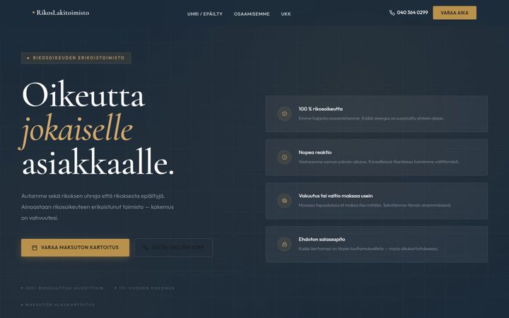 Screenshot of lakitoimisto-jarvenpaa.eu