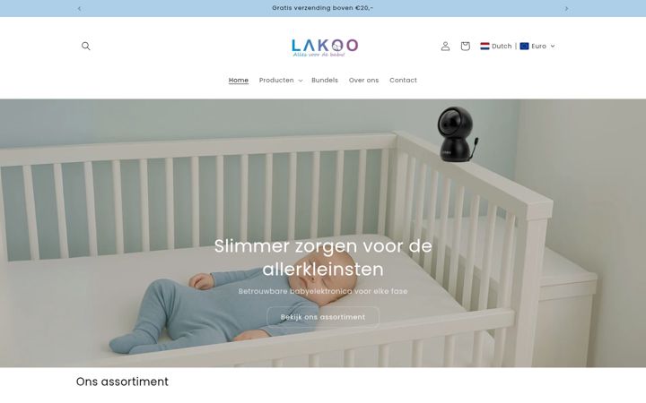 Screenshot of lakoo.nl