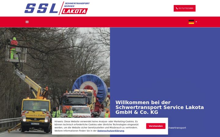 Screenshot of lakota-passau.de