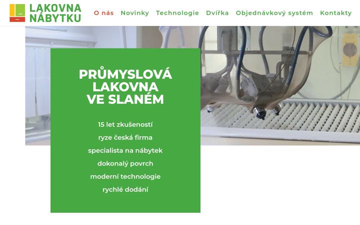 Screenshot of lakovna-nabytku.cz