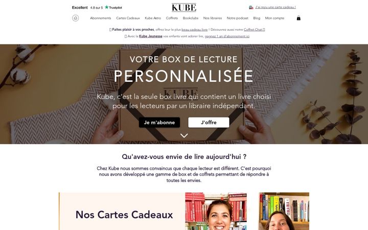 Screenshot of lakube.com