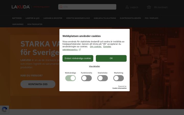 Screenshot of lakuda.se