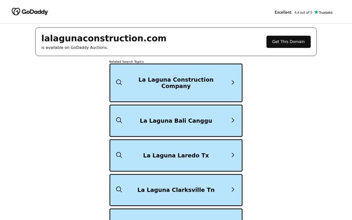 Screenshot of lalagunaconstruction.com