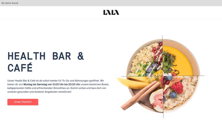 Screenshot of lalahealthylivin.com