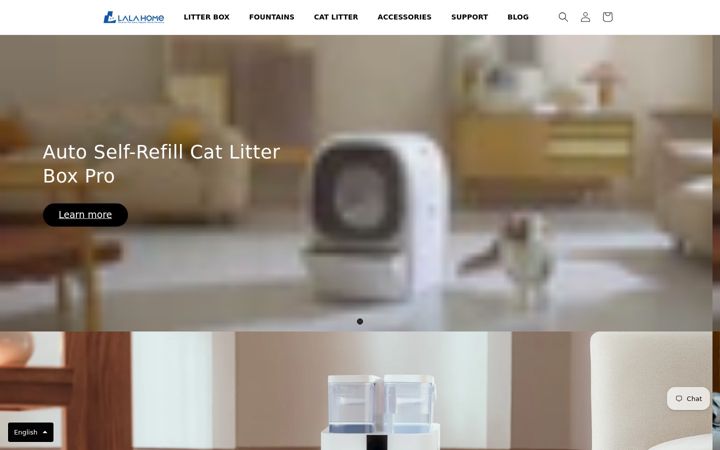 Screenshot of lalahome.com