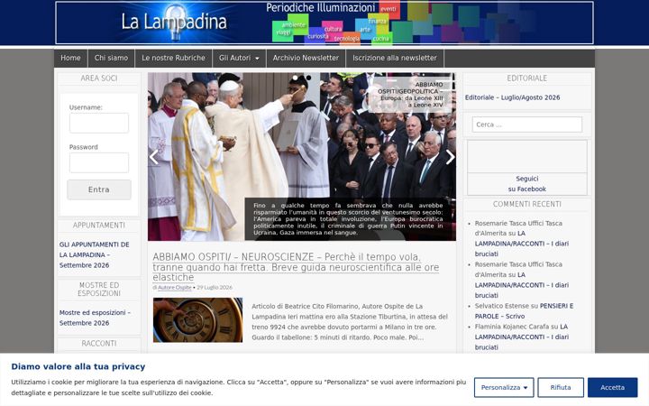 Screenshot of lalampadina.net