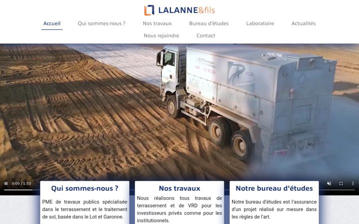 Screenshot of lalanneetfils.fr