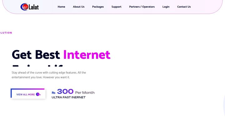 Screenshot di lalatinternet.in