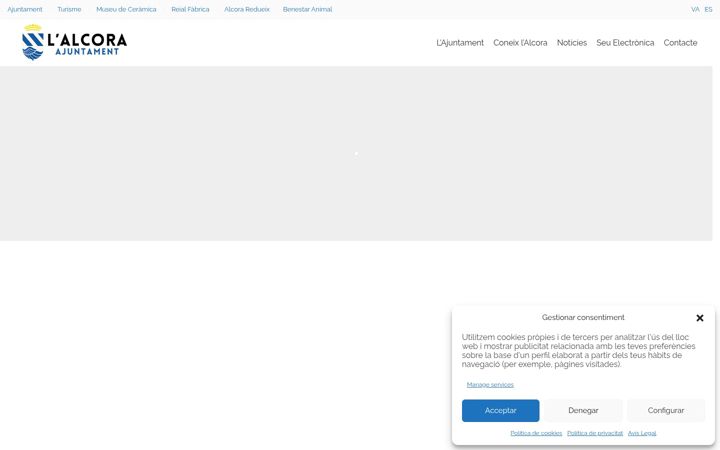 Screenshot of lalcora.es