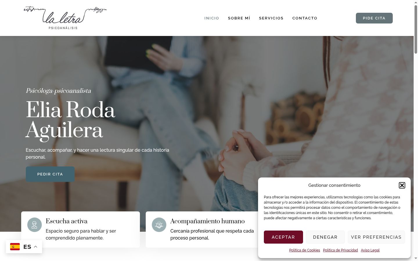 Sutikimo reklamjuostės, rodytos prieš bet kokią sąveiką, ekrano kopija