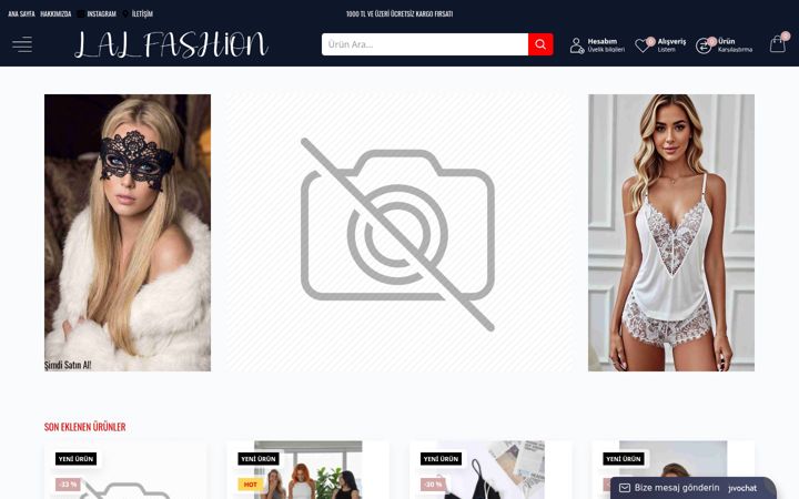 Screenshot of lalfashion.com