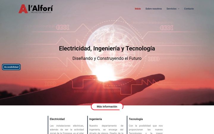 Screenshot of lalforiproyectos.es