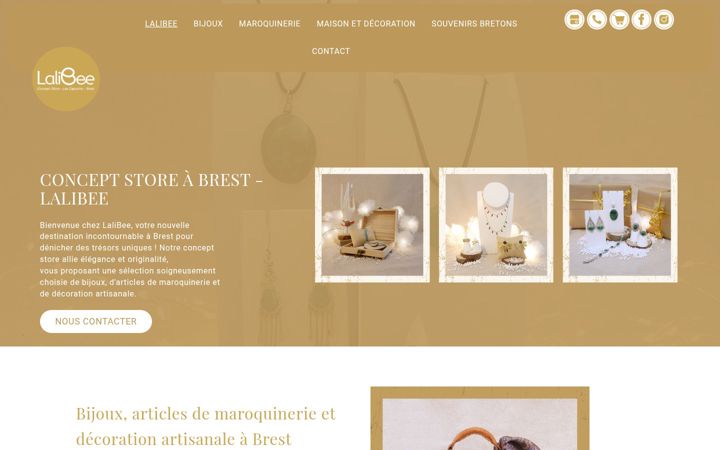 Screenshot of lalibee.fr