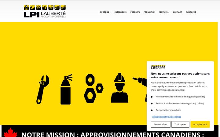 Screenshot of lalibertepi.com
