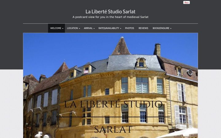 Screenshot of lalibertestudio.com
