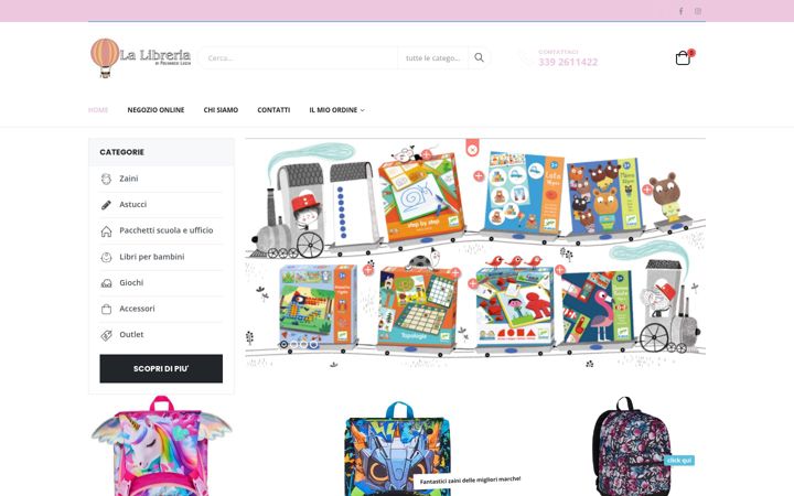 Screenshot of lalibreriadilucia.it