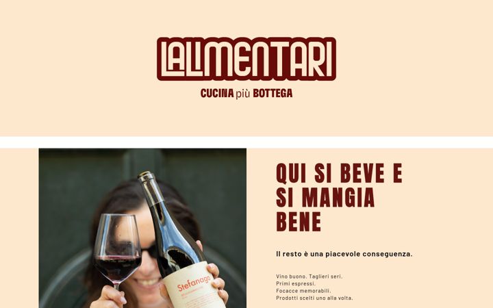 Screenshot of lalimentaripesaro.com