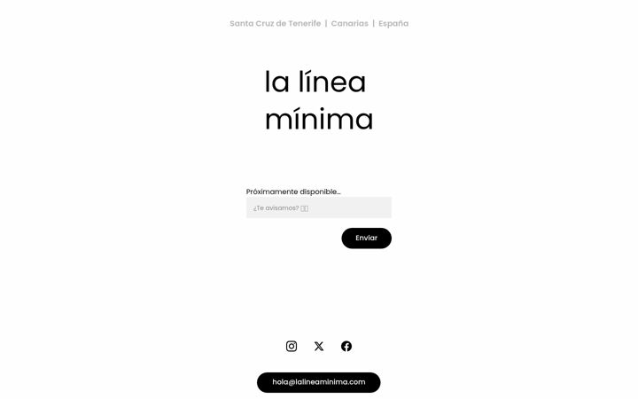 Screenshot of lalineaminima.com
