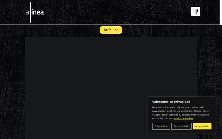 Screenshot of lalineape.com