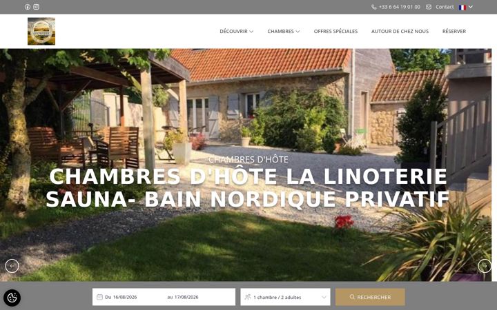 Screenshot of lalinoterie.fr