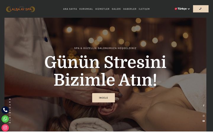 Screenshot of lalisaayspa.com