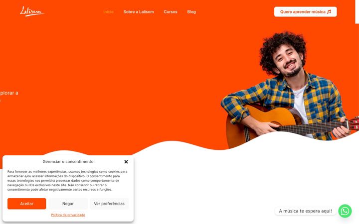 Screenshot of lalisom.com.br