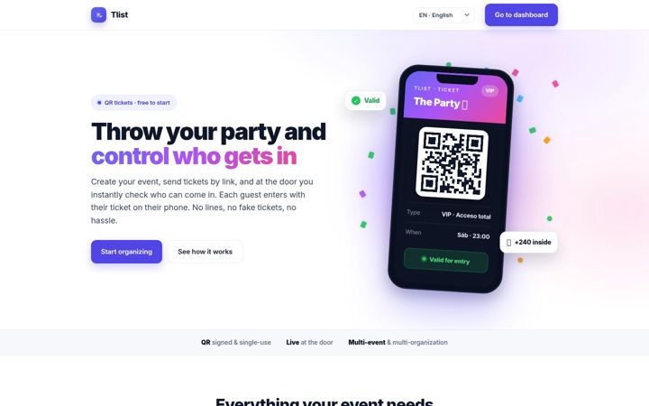 Screenshot of lalista.net