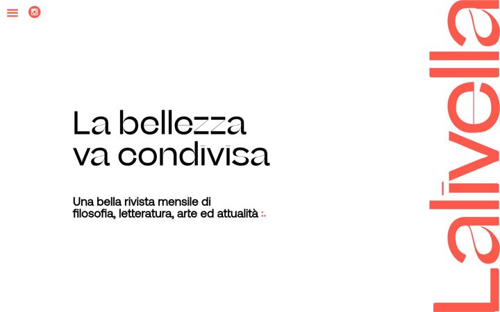 Screenshot of lalivellamagazine.com