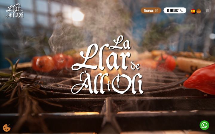 Screenshot of lallardelallioli.com