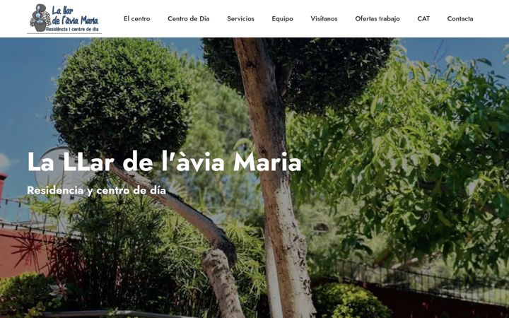 Screenshot of lallardelaviamaria.com