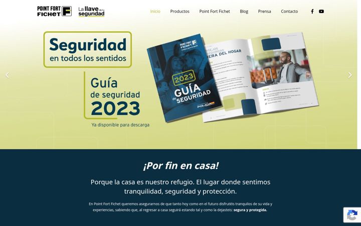 Screenshot of lallavedetuseguridad.com