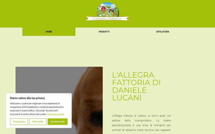 Screenshot of lallegrafattoriaarezzo.it