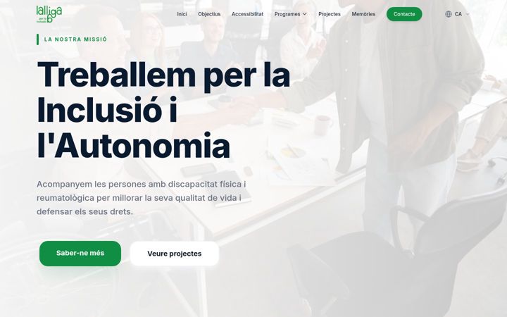 Screenshot of lalligaonline.org