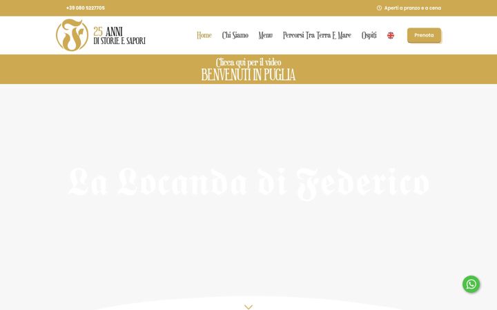 Screenshot of lalocandadifederico.it