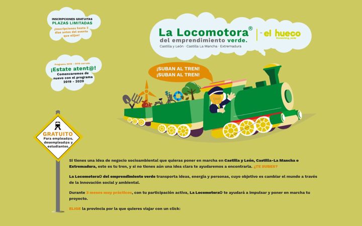 Screenshot of lalocomotora.org