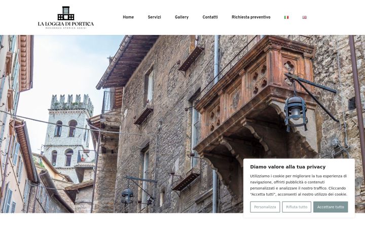 Screenshot of laloggiadiportica.it