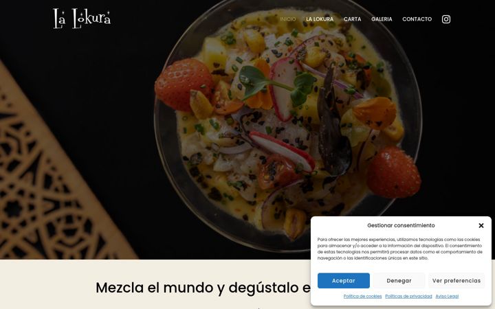 Screenshot of lalokuraibiza.com
