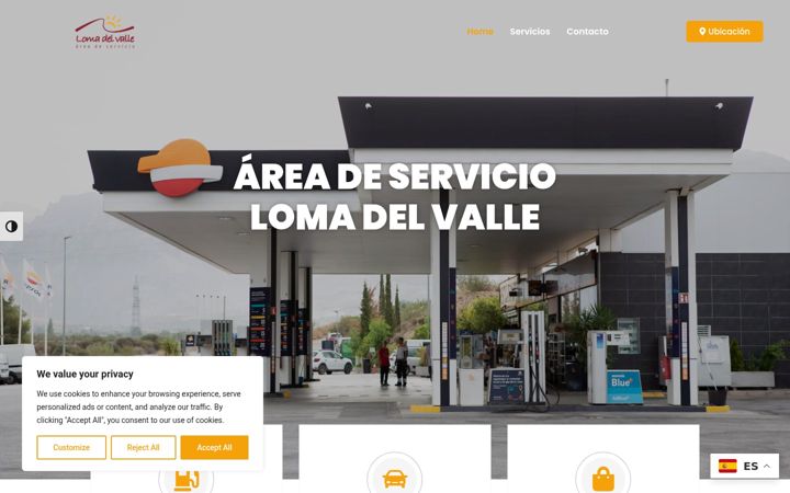 Screenshot of lalomadelvalle.es